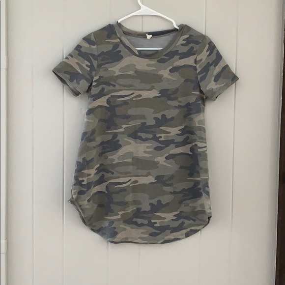 Pinkblush Tops - Camo Maternity Tshirt